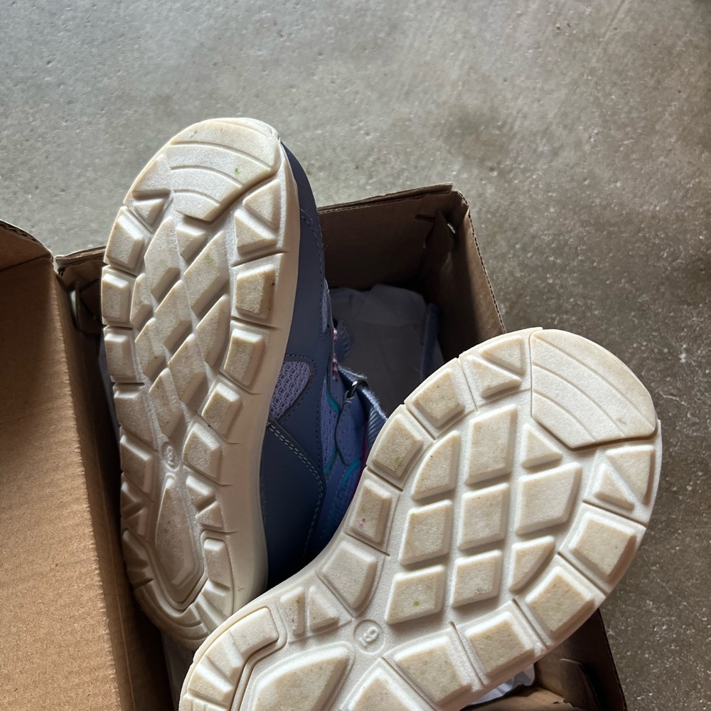 Kids Blue and Pink Sneakers - Picture 2 of 2